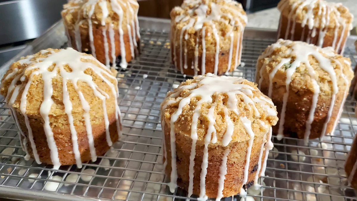 Blueberry Lemon Mini Coffee Cakes - Image 3